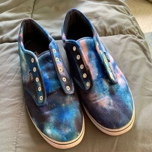 Galaxy Vans women’s size 10–no laces